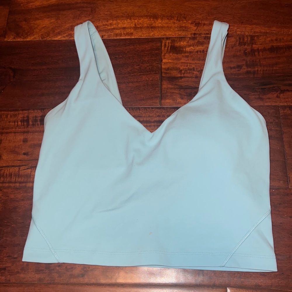 lululemon athletica Light Blue Tank Top